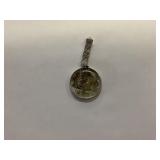 1964 Half Dollar made in penndant