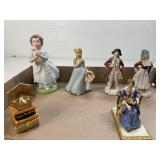 Small Figurines - occupied& other- Victrola box