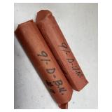 2 Rolls 1991D BU