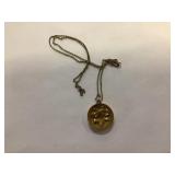 Maple Leaf Locket with Chain