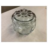 Glass Pumpkin Cookie/Candy Jar