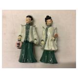 Florence Ceramics Japanese man and woman