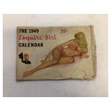 1949 Esquire girl pin up calendar