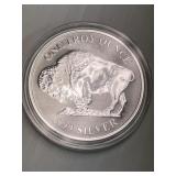 Indian Reverse Proof 1 ounce Silver Round
