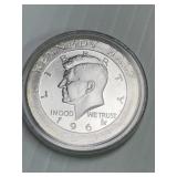 Kennedy-1 ounce Silver Round