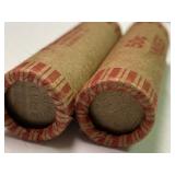 2 Shot Gun Rolls of Wheat Cents