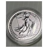 Queen Elizabeth Britannia 2020 1 ounce Silver Proo