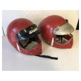2 Vintage ATV Motocross Helmets