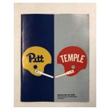 Pitt Vs Temple 1976 Program