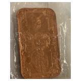 Solid Copper Indian 5.00 Bar
