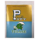 Pitt Vs Tulane 1973 Program