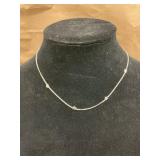 Silver necklace with Stars 925