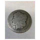 1887 O Morgan Silver Dollar