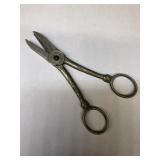 Vintage Rose Handle Claus Garden Club Scissors