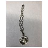 Vintage Sterling Silver 925 "Merry Christmas" Char