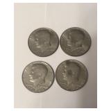 Lot of 4 Bicentennial Kennedy Half Dollars