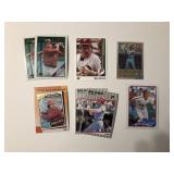 Lot of 8 Mike Schmidt Baseball Cards
