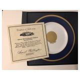 Official 1997 Presidential Inaugural Porcelain Pla