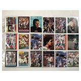 Dan Marino Cards Lot of 18