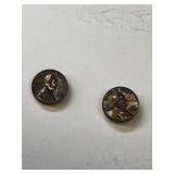 Vintage Penny Earings! Small Penny