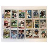Vintage Baseball Cards Lot of 18 cards