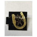 Vintage Lucky Horse Shoe Pin