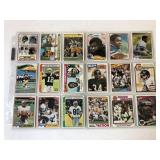 Vintage Football Stars Lot of 18 Cards