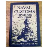 1939 US Navy Book Naval Customs Vintage Military