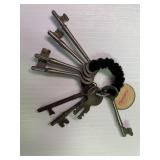 Old lot of Skeleton Keys Vintage Corbin Hardware