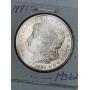 1881 S Morgan Silver Dollar MS62