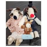 Handmade cow family