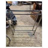 Metal quilt rack -