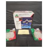 Christmas lights and clips