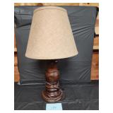 Nice wooden based lamp 30'