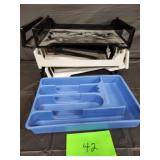 Office trays plus silverware tray
