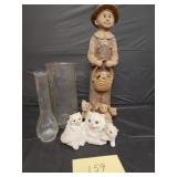 Homco, vases plus