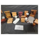 Vintage doll house furniture