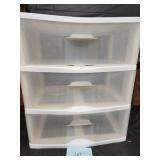 3 drawer plastic organizer -