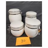 4 piece Canister set
