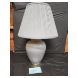 Gray crackle look lamp - 27'