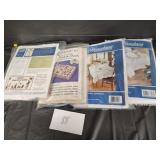 Embroidery kit, tablecloths plus