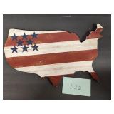 Wooden United States wall decor - 20x11 Wooden United States wall decor - 20x11