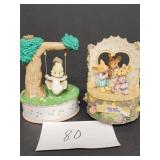 Music boxes - Precious Moments / Bunnies - work Music boxes - Precious Moments / Bunnies - work