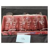 Lead crystal wine glasses - 9 Lead crystal wine glasses - 9