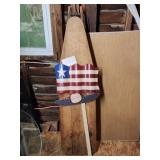 Wooden ironing board Americana decor- 60x16 Wooden ironing board Americana decor- 60x16