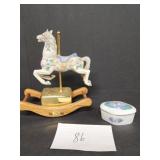 Music boxes - Carousel / geese trinket - work Music boxes - Carousel / geese trinket - work
