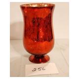 Mercury glass hurricane vase 9'