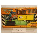 Vintage motirific Trailer Truck