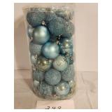 Christmas ornaments- blue