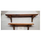 Wood shelf lot